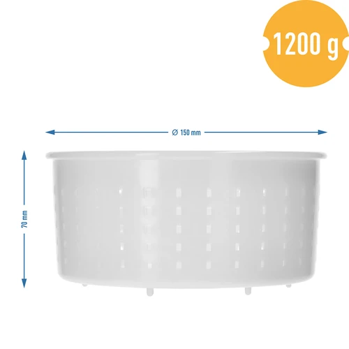 Rund ostemasseform Ø15 x 7cm til 1200 g - 7
