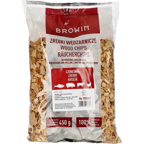 Rygeflis til røgning og grill, kirsebær, 450 g, kl. 10