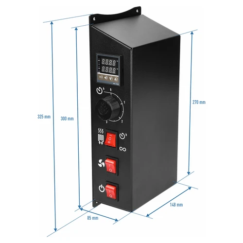 Sæt af elektriske moduler med digital controller - dragON 1,5 kW, til have røgeovne - 10