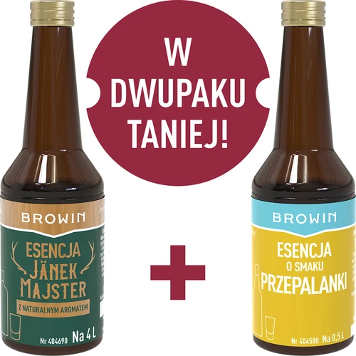 Sæt af essenser Jänek Majster 40 ml + Przepalanka 40 ml - 3