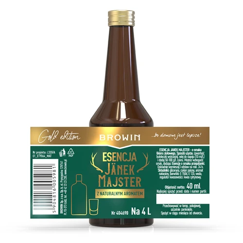 Sæt af essenser Jänek Majster 40 ml + Przepalanka 40 ml - 6