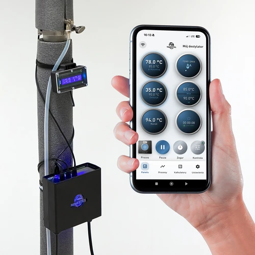 Sæt hawkSTILL Wi-Fi IQ – destillationstermometer med Wi-Fi og display - 5