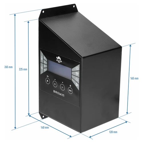 Sæt med elektriske moduler og Wi‑Fi-styring – dragON IQ 1,5 kW, til have-rygeovne - 4