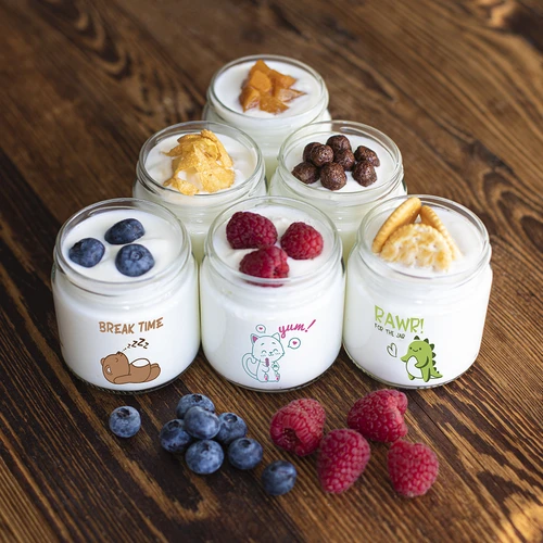 Sæt med yoghurtmaskine og glas til børn - 12