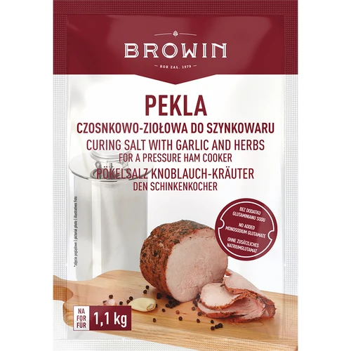 Saltblanding med hvidløg og urter til skinkekoger, 100 g