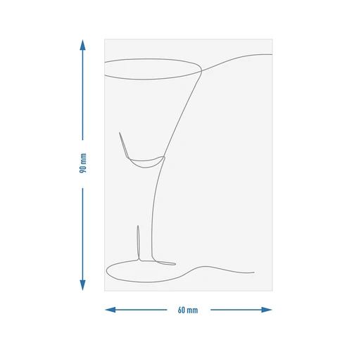 Selvklæbende etiketter 60 x 90 mm til flasker, likør, alkohol, vodka - 20 stk. - 3