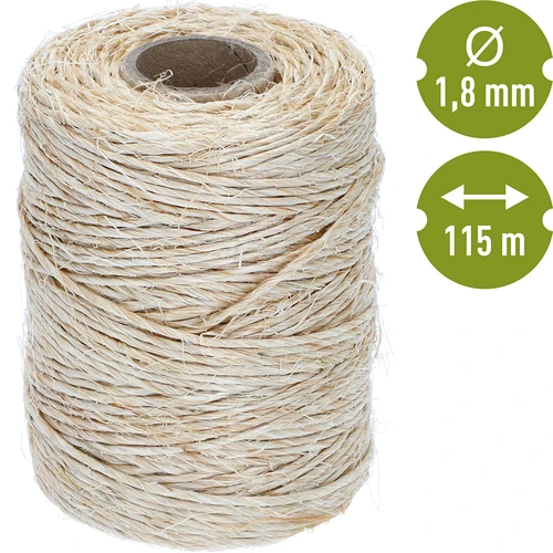 Sisal snor 1,8 mm/115 m/250 g - 4