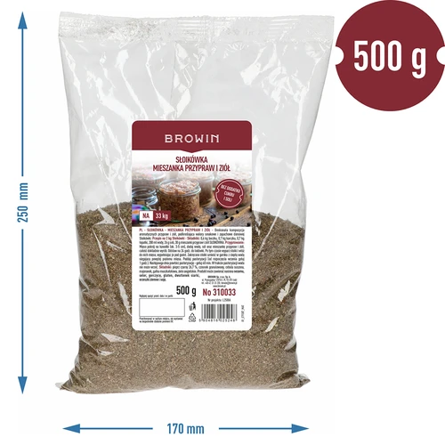 Słoikówka - blanding af urter og krydderier og urter, 500 g - 3