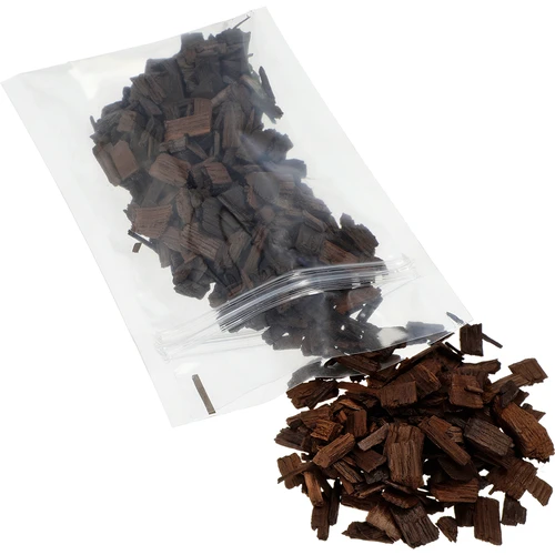Stærkt ristede egetræ flager til aromatisering af alkohol (whisky, bourbon, brandy, cognac, øl), 50 g - 3