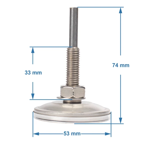 Termometer til røgeovn og BBQ (0°C til +250°C) 6,0cm - 5