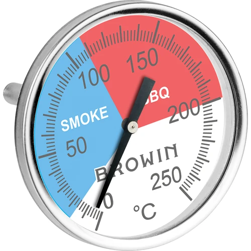 Termometer til røgeri og BBQ (0°C til +250°C) 5,2cm