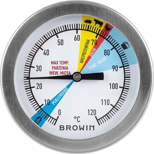 Termometer til skinkekoger 0,8 kg (0°C til +120°C) 9,0cm - 2