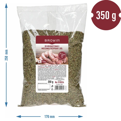 Til hvid pølse - krydderi- og urteblanding, 350 g - 3