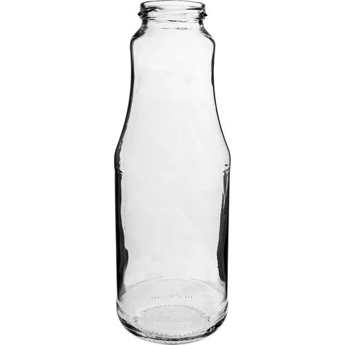 TO flaske til juice 750ml med låg fi43 - 6 stk. - 2