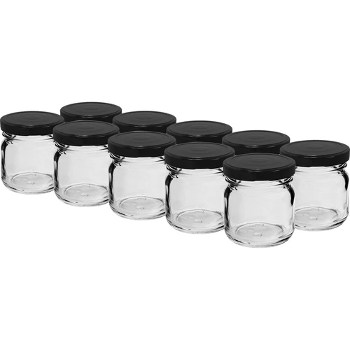 TO glas 40 ml med farverigt låg fi 43 - 10 stk.