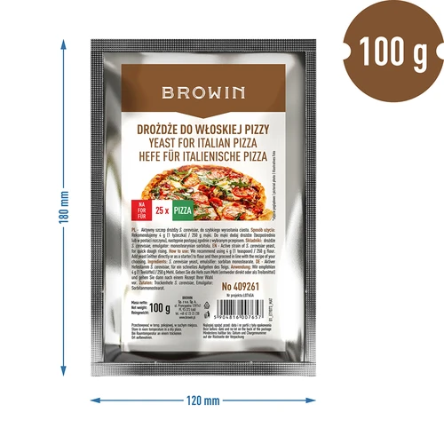 Tørgær til italiensk pizza - 100 g - 3