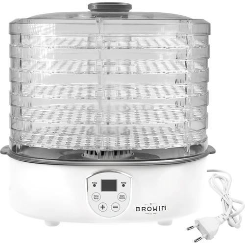 Tørrer til svampe, frugter, grøntsager og urter med temp. regulering, 240W, gennemsigtig - 4