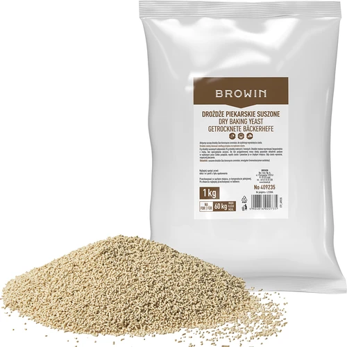 Tørret bagegær, 1 kg
