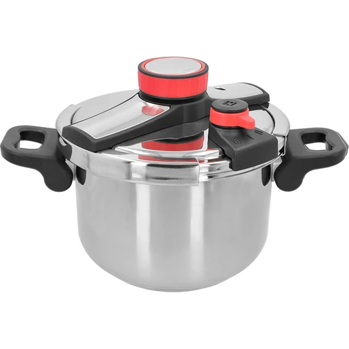 Trykkoger i rustfrit stål, 6 L