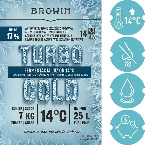 Turbo Cold gær 120 g - 5