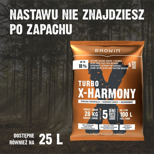 Turbo X-Harmony Gær 18%, 100 L, 360g - 7