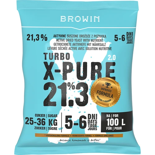 Turbogær X-Pure 21,3%, 100L
