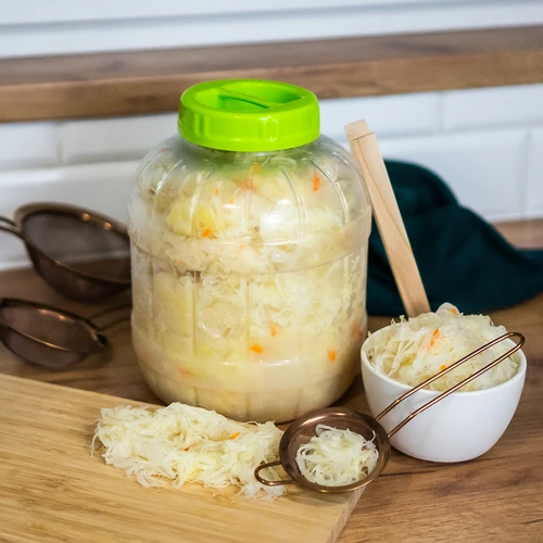 Ubrudt, multifunktionel syltetøjsglas + tang, 5L - 8