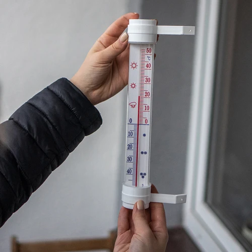 Udendørs termometer (-50°C til +50°C) 23cm mix, polsk produktion - 3