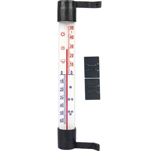Udendørs termometer antracit (-60°C til +50°C) 23cm