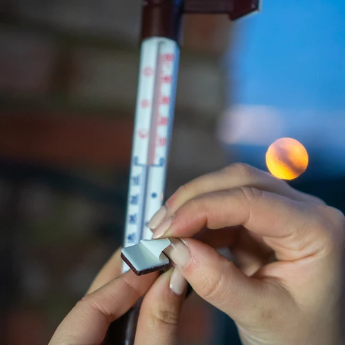 Udendørs termometer brun (-50°C til +50°C) 18cm - 6