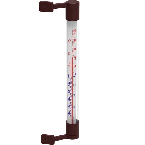 Udendørs termometer brun (-50°C til +50°C) 22cm - 2