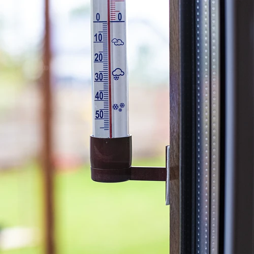 Udendørs termometer brun (-60°C til +50°C) 23cm - 4