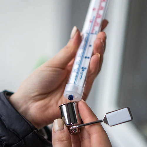 Udendørs termometer med metalramme (-50°C til +50°C) 20cm - 4