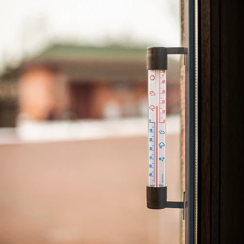 Udendørs termometer med transparent skala (-70°C til +50°C) 23cm mix - 5