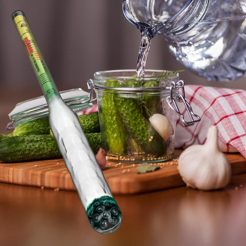 Uknuseligt salinometer med prøverør, måleområde: 0–300 g salt/L - 8