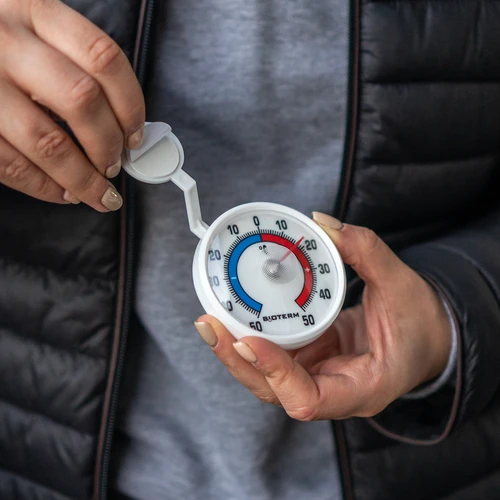 Universal termometer, selvklæbende (-50°C til +50°C) Ø 7,2cm - 4