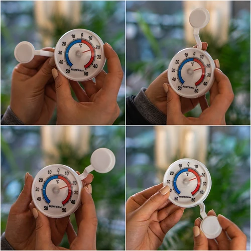 Universal termometer, selvklæbende (-50°C til +50°C) Ø 7,2cm - 5