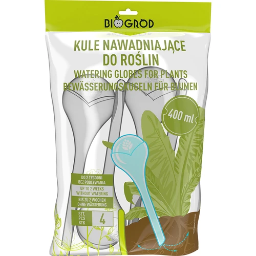 Vandingskugler, gennemsigtige, 400 ml, 4 stk. - 3