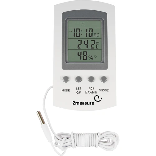 Vejrstation – elektronisk, sonde, hvid