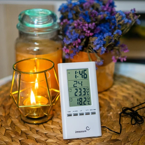 Vejrstation - elektronisk, sonde, hvid - 5