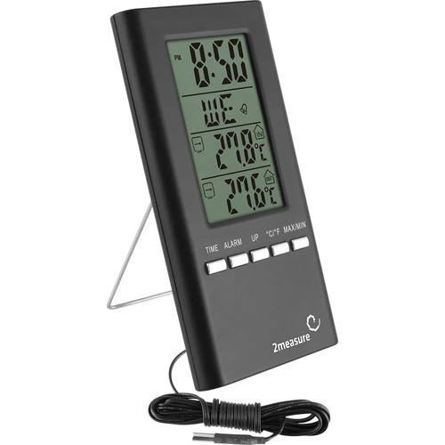 Vejrstation – elektronisk, sonde, sort