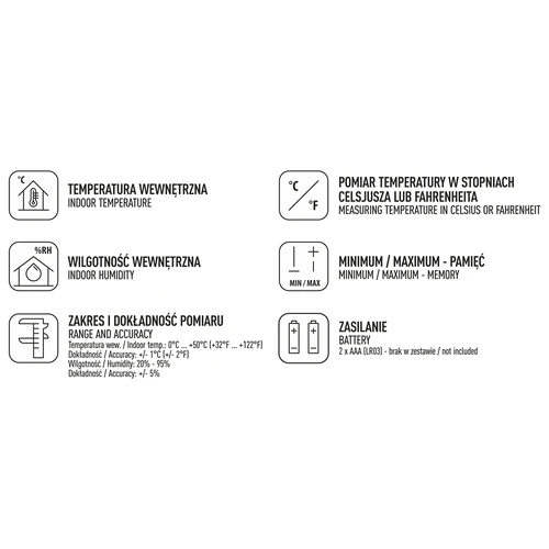 Vejrstation – elektronisk, trådløs, sort - 6