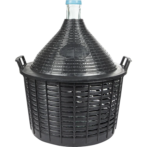 Vinballon 25 L i plastikkurv