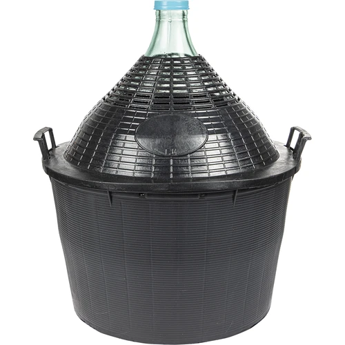 Vinballon 34 L i plastikkurv