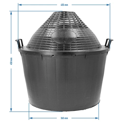 Vinballon 34 L i plastikkurv - 6