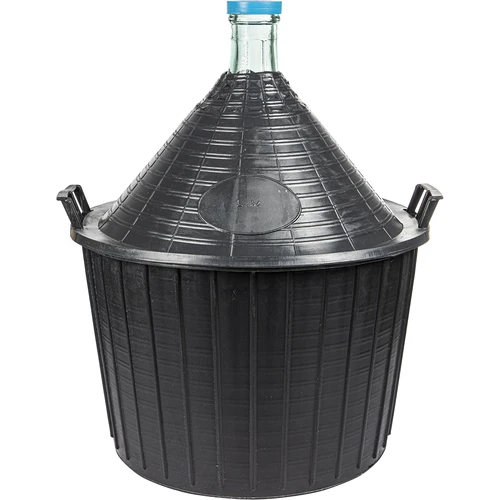Vinballon 54 L i plastikkurv
