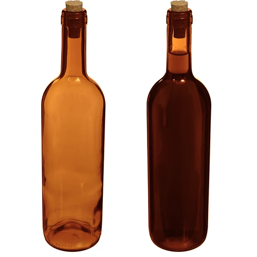 Vinflaske 0,75 L brun - pakke med 8 stk. - 5