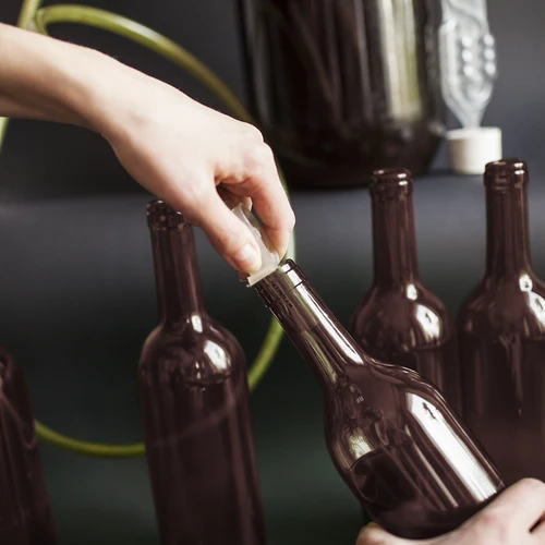 Vinflaske 0,75 L brun - pakke med 8 stk. - 9