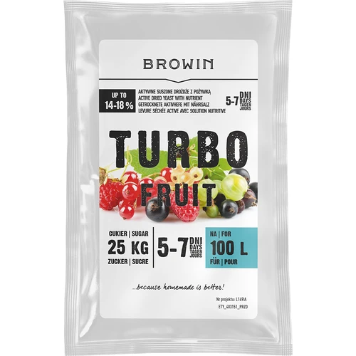 Vingær Turbo Fruit 5-7 dage 100 L