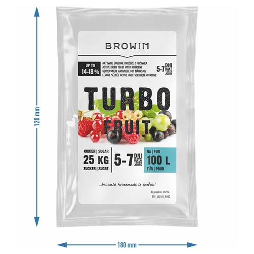 Vingær Turbo Fruit 5-7 dage 100 L - 3